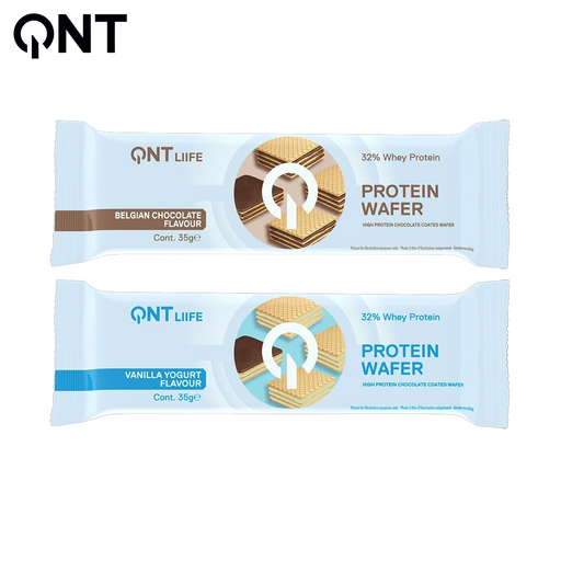 QNT Protein Wafer Bar 12x35g - Protein Wafer at MySupplementShop by QNT