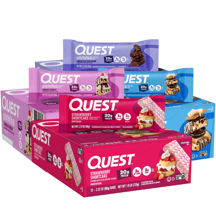 Quest Nutrition Overload Protein Bar 12x60g