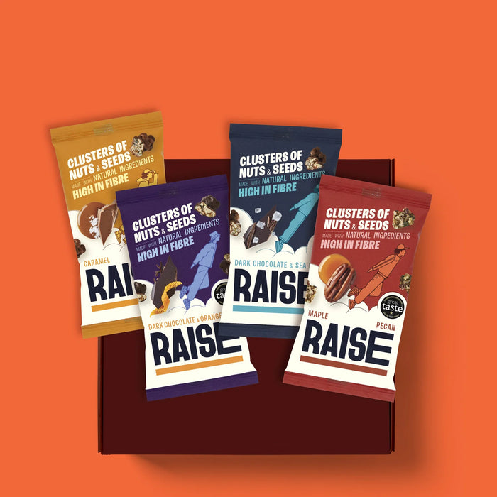 RAISE Snacks Clusters of Nuts & Seeds 12 x 35g