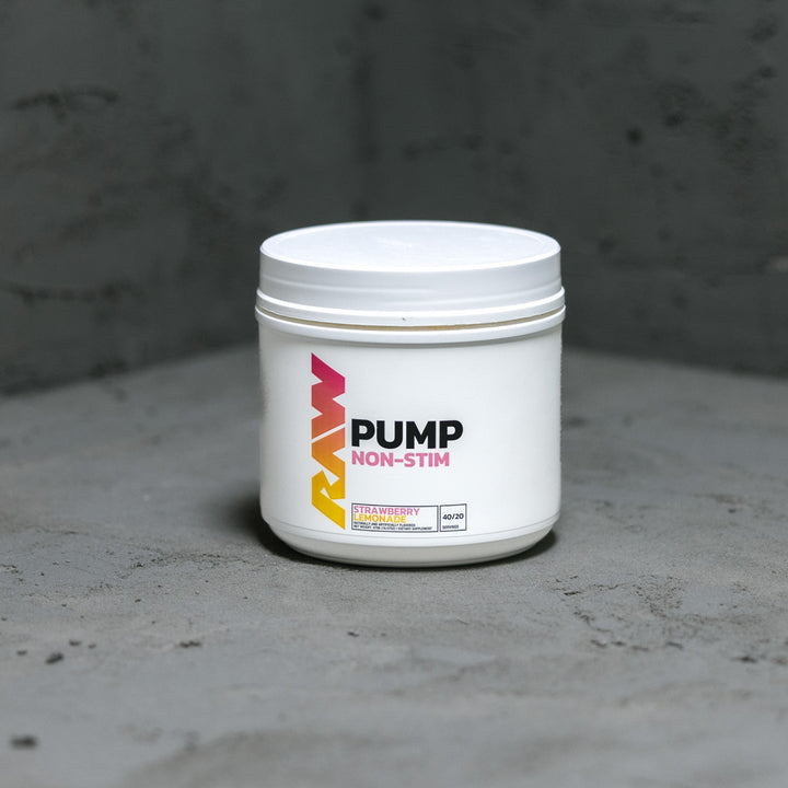 Raw Nutrition Pump Non-Stim, Strawberry Lemonade 480g