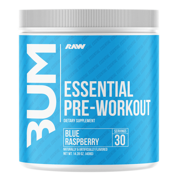 Raw Nutrition Essential PRE 405g Blue Raspberry - Pre Workout at MySupplementShop by Raw Nutrition