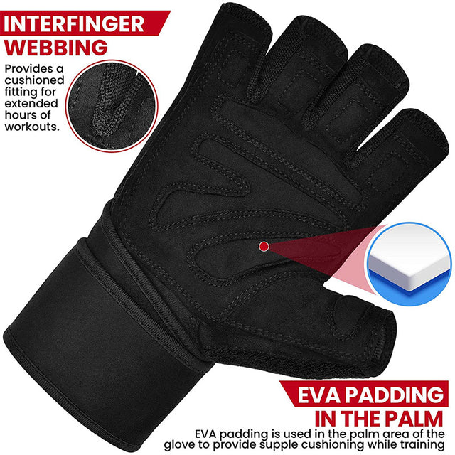 RDX Gym Glove Micro Plus Black