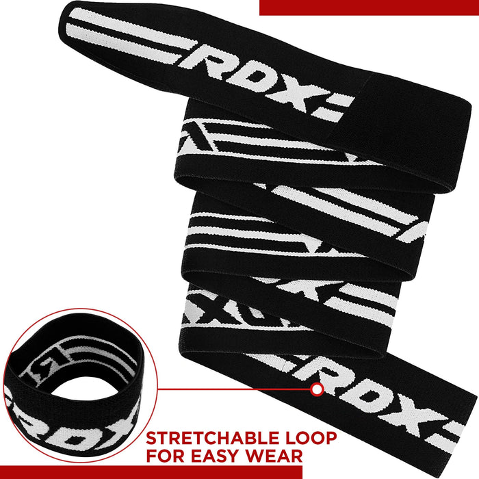 RDX Gym Knee Wrap Black