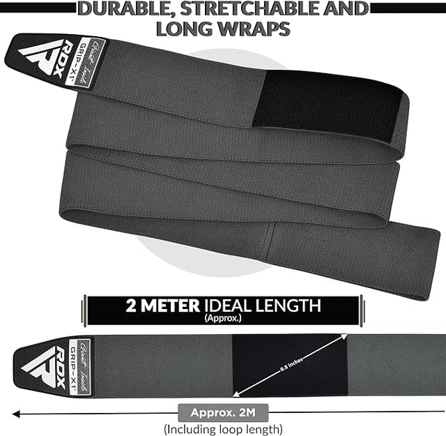 RDX Gym Knee Wraps K1 Grey
