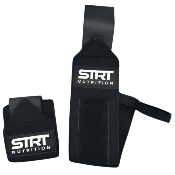 STRT Nutrition Wrist Wraps - Black at MYSUPPLEMENTSHOP