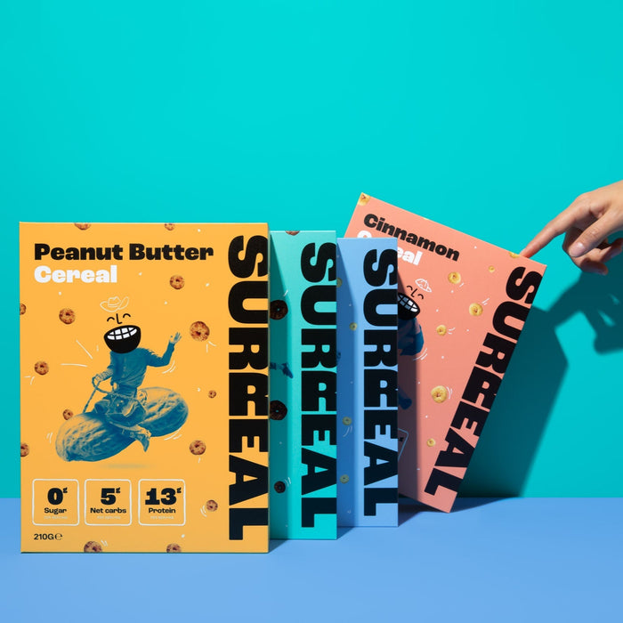 SURREAL High-Protein, Zero-Sugar Peanut Butter Cereal - Vegan & Gluten-Free - Cereal & Granola at MySupplementShop by SURREAL