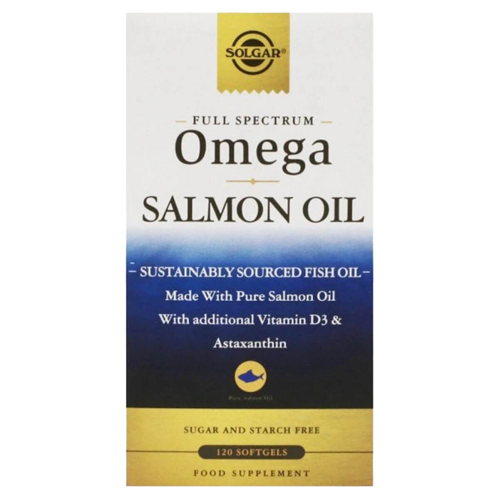 Solgar Full Spectrum Omega Salmon Oil 120 Softgels