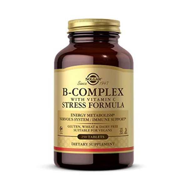 Solgar Vitamin B-Complex with Vitamin C 250 Tablets