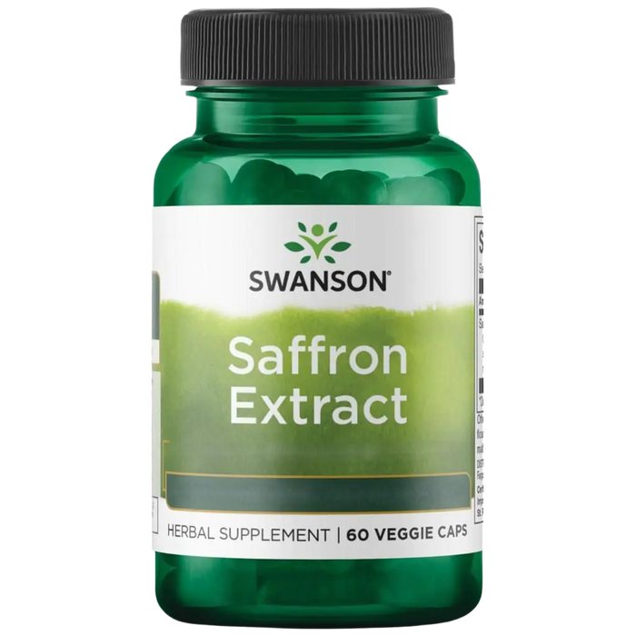 Swanson Saffron Extract 60 Vcaps – Mood & Stress Support with 2% Safranal