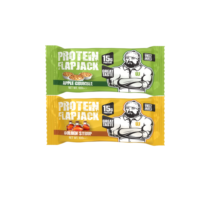 Uncle Jack's Protein Flapjacks 12 x 100g