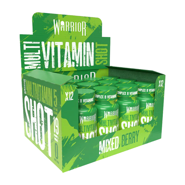 Warrior Multi-Vitamin Shots 12x60ml - Citrus - Sports Nutrition at MySupplementShop by Warrior