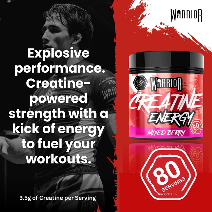 Warrior Creatine + Energy 360g