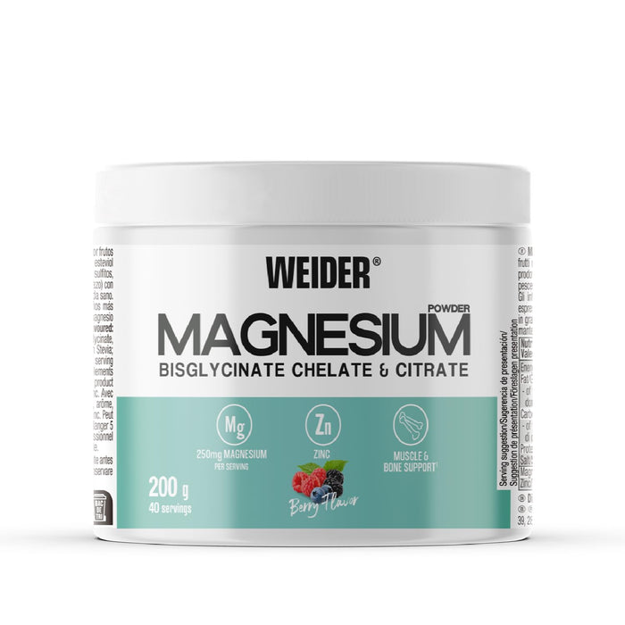 Weider Magnesium Bisglycinate Chelate & Citrate 200g