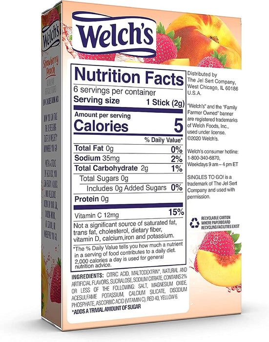 Welch's Singles to Go - 6 sticks