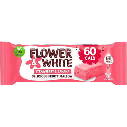 Flower & WhiteStrawberry Banana Fruity Mallow Bar35g x 15