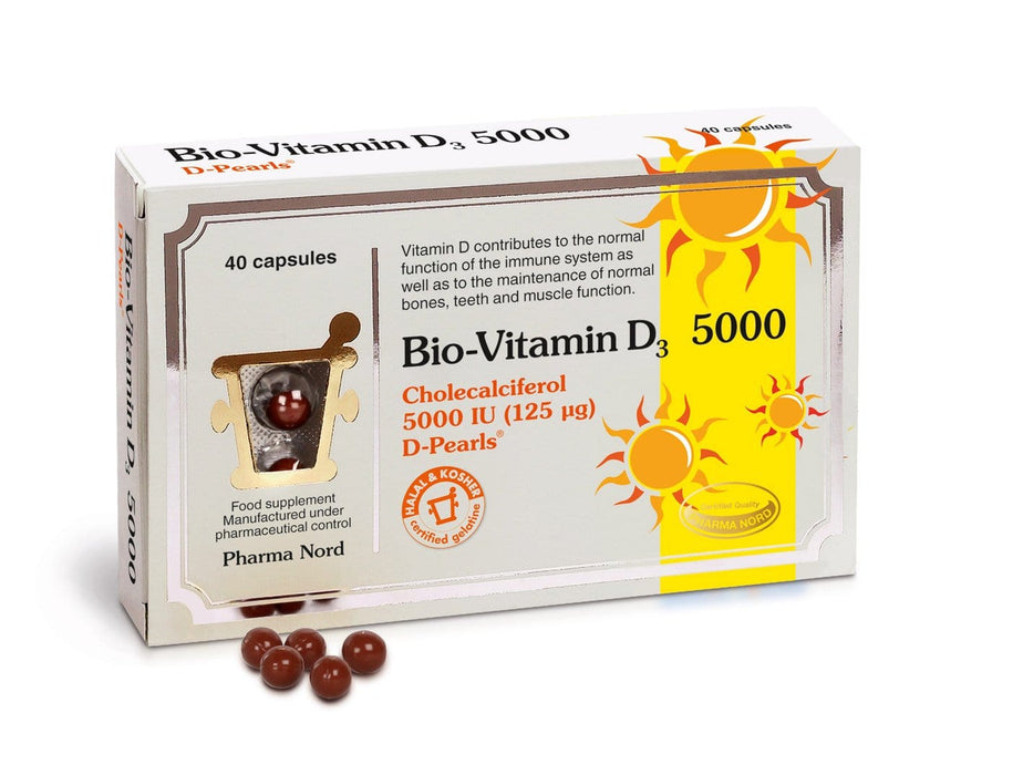 Pharma Nord Bio-Vitamin D-Pearls, 5000iu, 30 Capsules