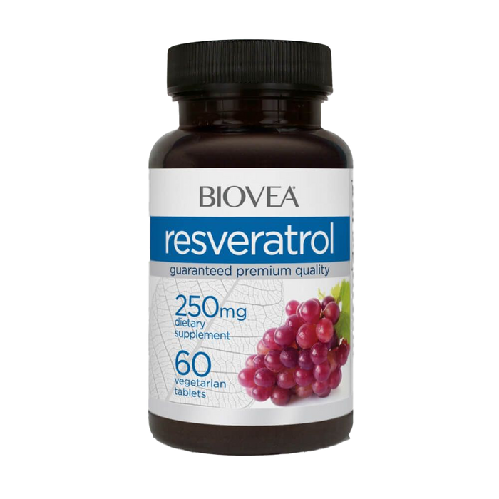 Biovea Resveratrol 250mg 60 Vegetarian Tablets