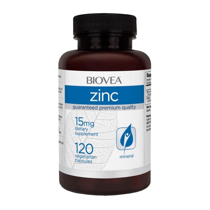 Biovea Zinc 15mg 120 Vegetarian Capsules