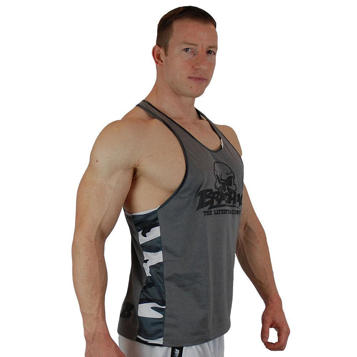 Brachial Tank Top Chest - Grey