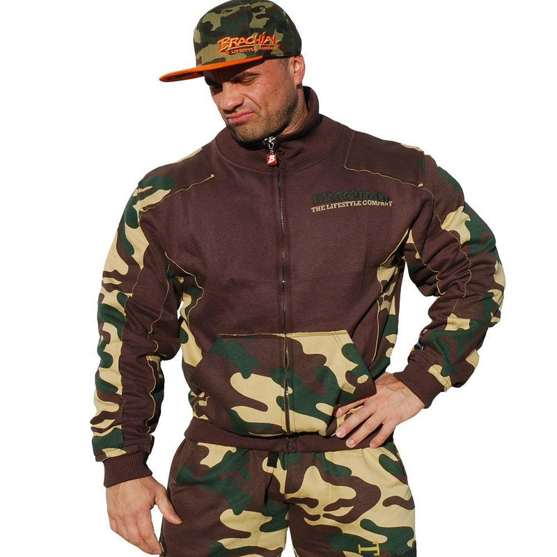 Brachial Zip Sweater Fuel - Camo