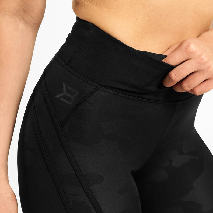 Better Bodies Camo High Tights - Black Camo - Tights at MySupplementShop by Better Bodies