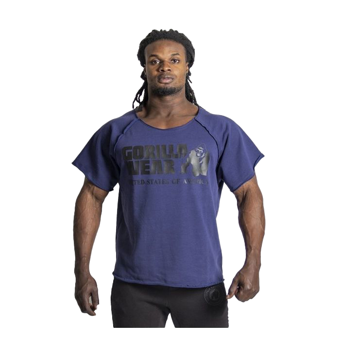 Gorilla Wear Classic Work Out Top - Navy