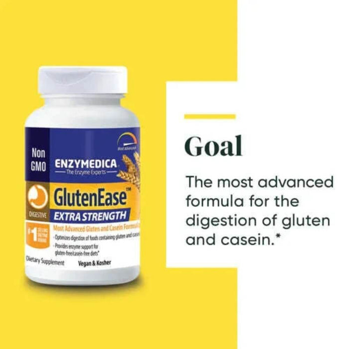 Enzymedica GlutenEase Extra Strength 30 Capsules Best Value Nutritional Supplement at MYSUPPLEMENTSHOP.co.uk