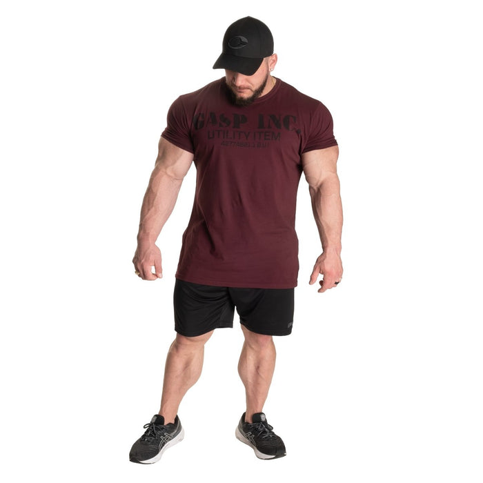 GASP Basic Utility Tee Maroon