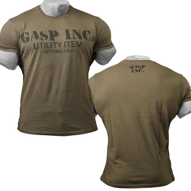 GASP Basic Utility Tee - Wash Green - XXXL - T-Shirt at MySupplementShop by Gasp