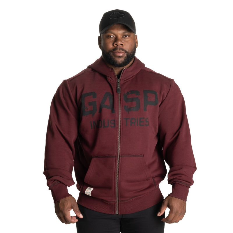 GASP Layered Hood Maroon