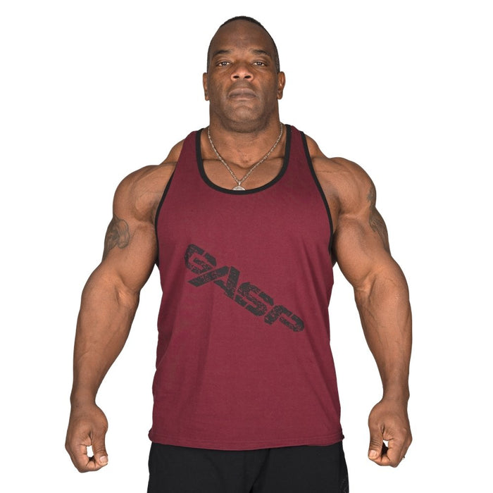 GASP Vintage T-Back - Maroon - XL - Vintage T-Back at MySupplementShop by Gasp