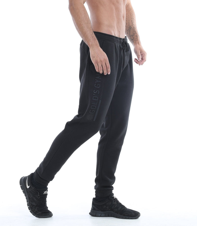 Gold's Gym Jog Pant with Embossed Print Black - Medium - Jog Pants at MySupplementShop by Gold's Gym