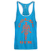 Golds Gym Muscle Joe Contrast Stringer - Turquoise/Orange - Small - Stringer at MySupplementShop by Gold's Gym