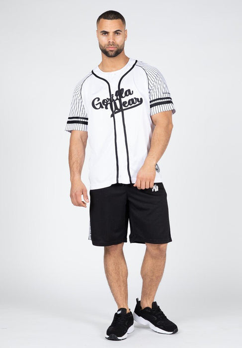 Gorilla Wear 82 Baseball Jersey White - XL - Jersey at MySupplementShop by Gorilla Wear