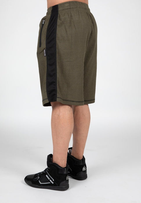 Gorilla Wear Augustine Old School Shorts - Army Green