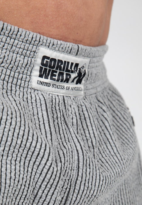 Gorilla Wear Augustine Old School Shorts - Grey - Shorts at MySupplementShop by Gorilla Wear