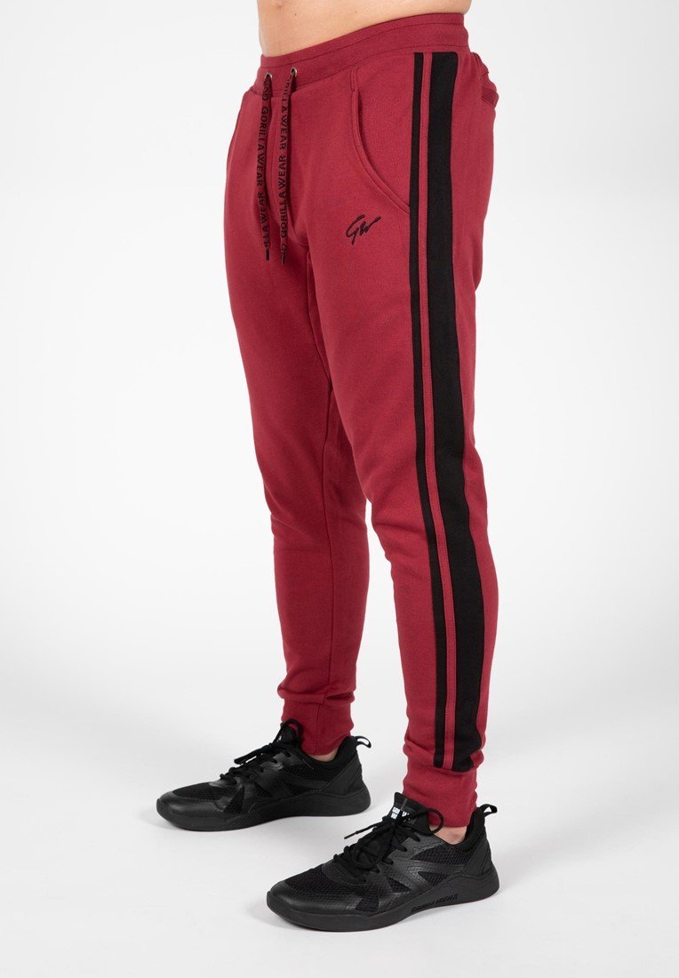 Gorilla Wear Banks Pants - Burgundy Red/Black