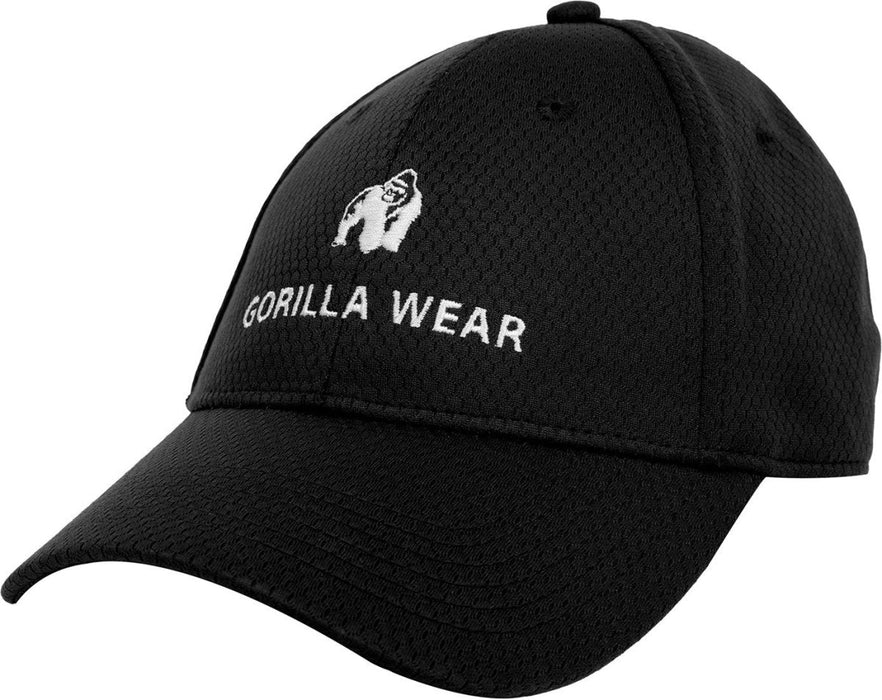 Gorilla Wear Bristol Fitted Cap - Black - Cap at MySupplementShop by Gorilla Wear