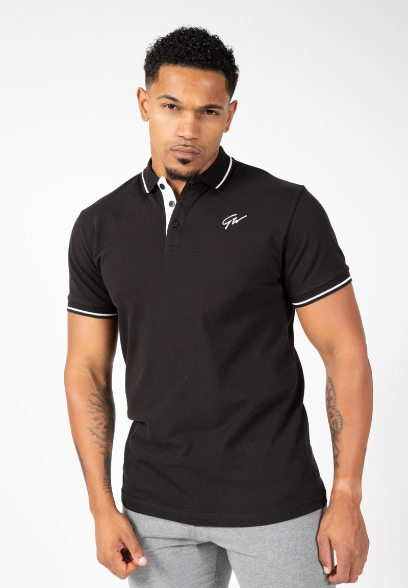 Gorilla Wear Delano Polo Black/White