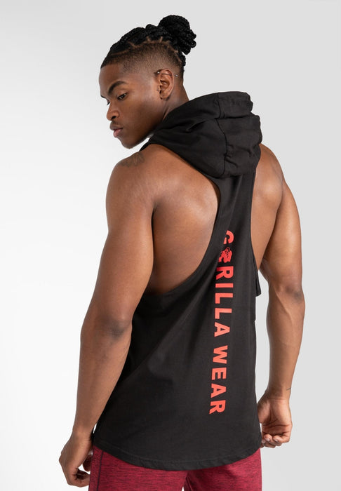 Gorilla Wear Lawrence Hooded Tank Top - Black