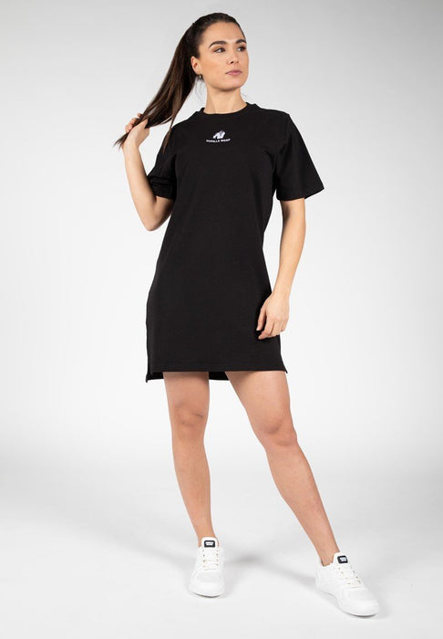MySupplementShop T-Shirt Dress Gorilla Wear Neenah T-Shirt Dress - Black by Gorilla Wear