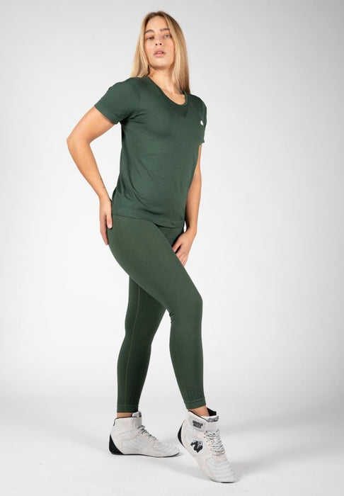 Gorilla Wear Neiro Seamless Leggings - Army Green