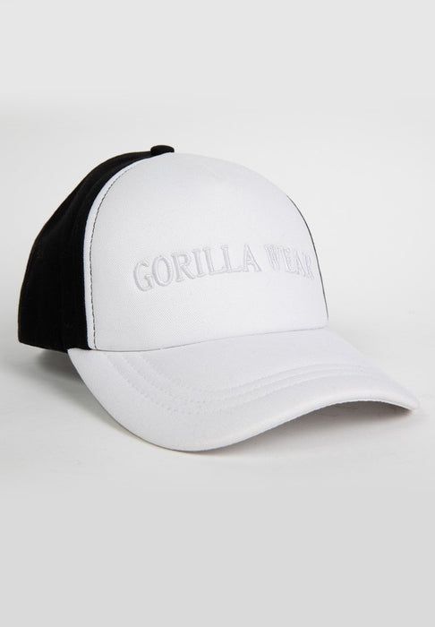 Gorilla Wear Sharon Ponytail Cap - White/Black - Cap at MySupplementShop by Gorilla Wear