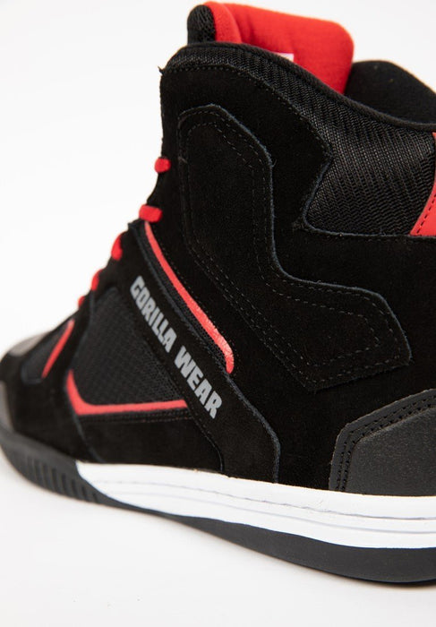 Gorilla Wear Troy High Tops - Black/Red