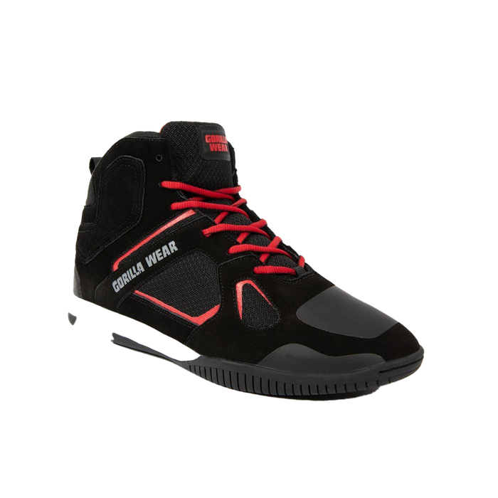 Gorilla Wear Troy High Tops - Black/Red