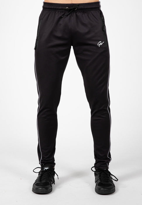 Gorilla Wear Wenden Track Pants Black/White - Track Pants at MySupplementShop by Gorilla Wear