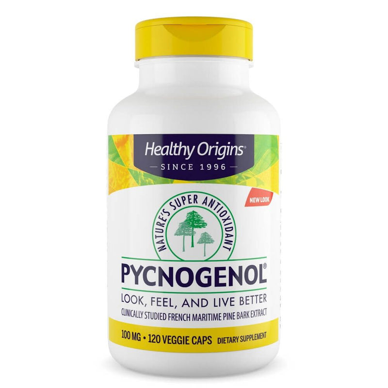 Healthy Origins Pycnogenol 100 mg 120 Veggie Capsules | Premium Supplements at MYSUPPLEMENTSHOP