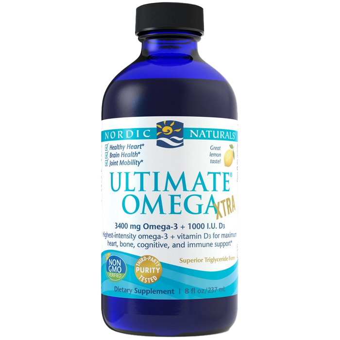 Nordic Naturals Ultimate Omega Xtra, 3400mg Lemon - 237 ml.