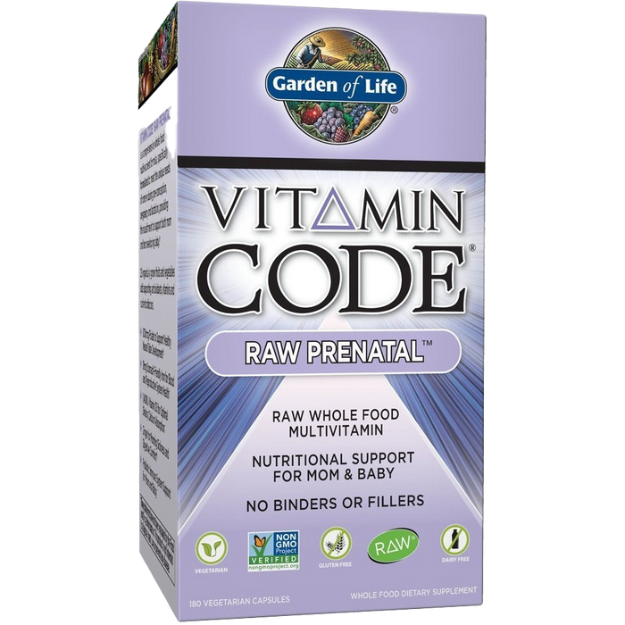 Garden of Life Vitamin Code Raw Prenatal - 180 vcaps