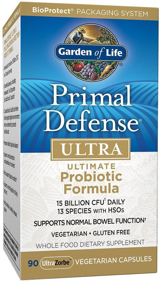 Garden of Life Primal Defense Ultra, Ultimate Probiotic Formula - 90 vcaps | High-Quality Health and Wellbeing | MySupplementShop.co.uk